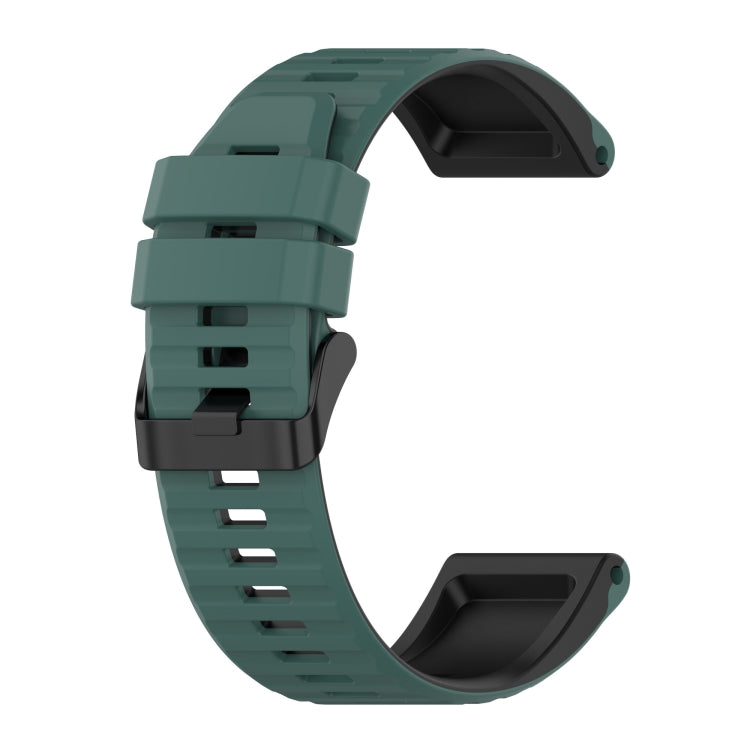 26mm Silicone Mixing Color Watch Strap, For Garmin Fenix 3, For Garmin Fenix 3 HR