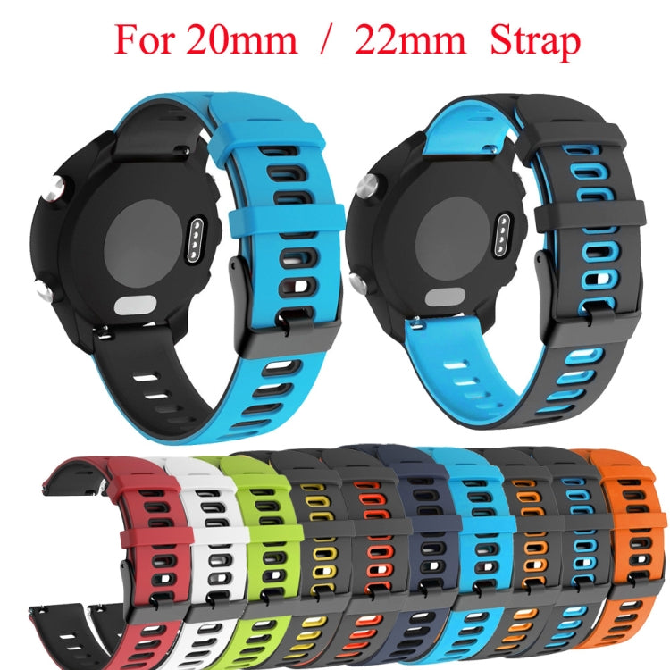 22mm Mixed-Color Silicone Strap, For Huawei Watch GT2 46mm