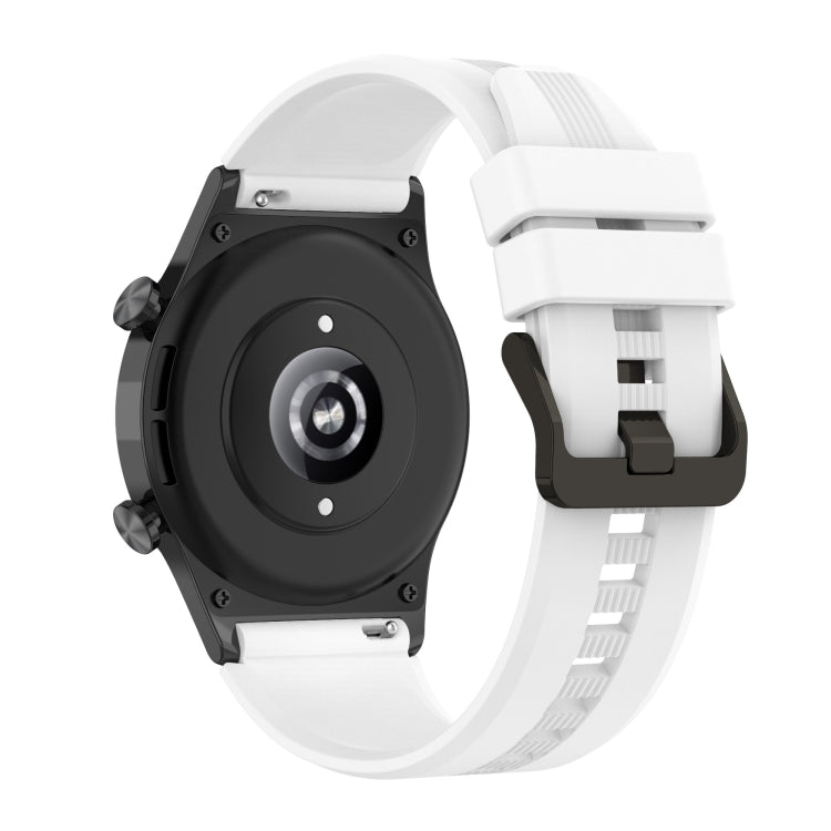 22mm Vertical Silicone Watch band, For Huawei Watch 3, For Honor Watch GS3