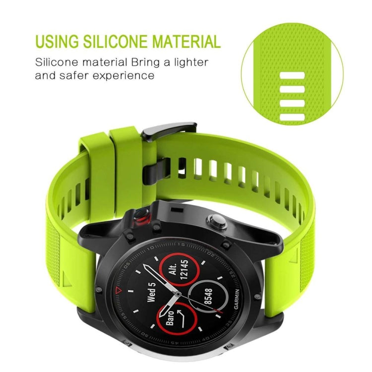 20mm Silicone Watch Strap, For Garmin Fenix 7s