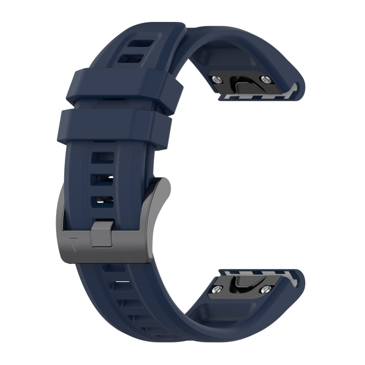 20mm Silicone Solid Color Watch Band, For Garmin Fenix 7S Solar