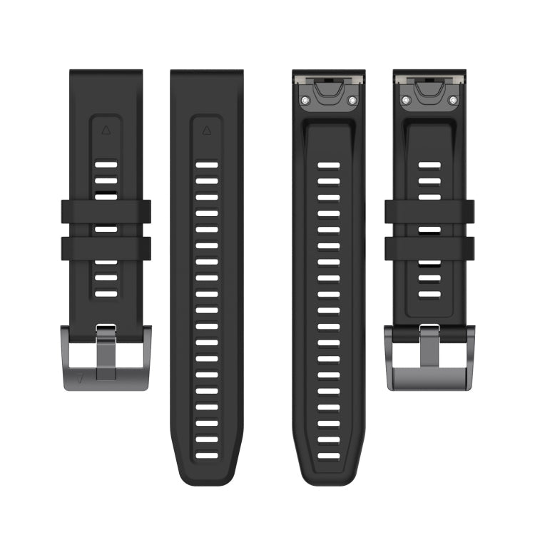20mm Silicone Solid Color Watch Band, For Garmin Fenix 7S Solar