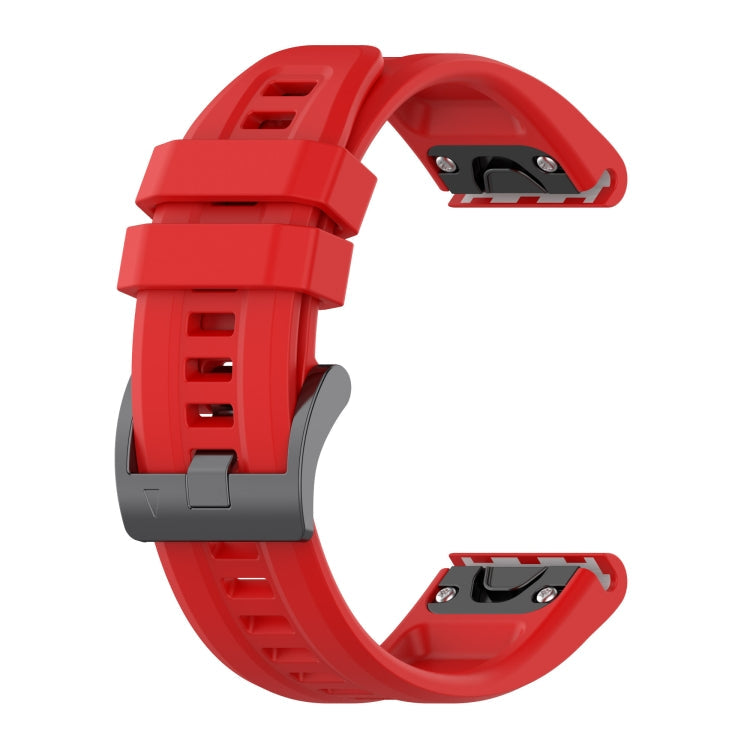 26mm Silicone Sport Pure Color Watch Band, For Garmin Fenix 7X
