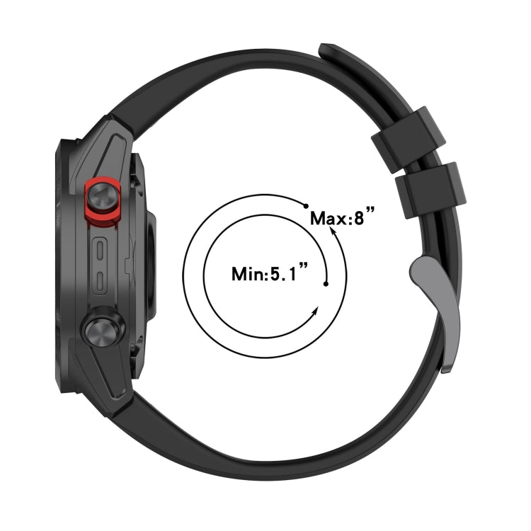 26mm Silicone Sport Pure Color Watch Band, For Garmin Descent MK2