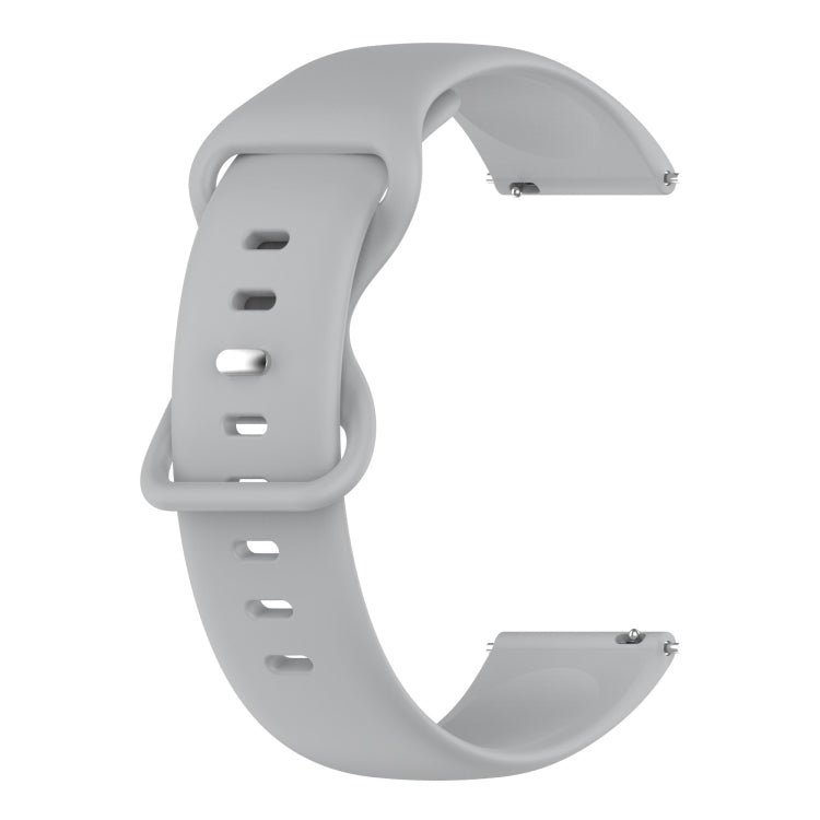 20mm Solid Color Silicone Watch Band, For Garmin Venu sq, For Garmin Forerunner 645 Music