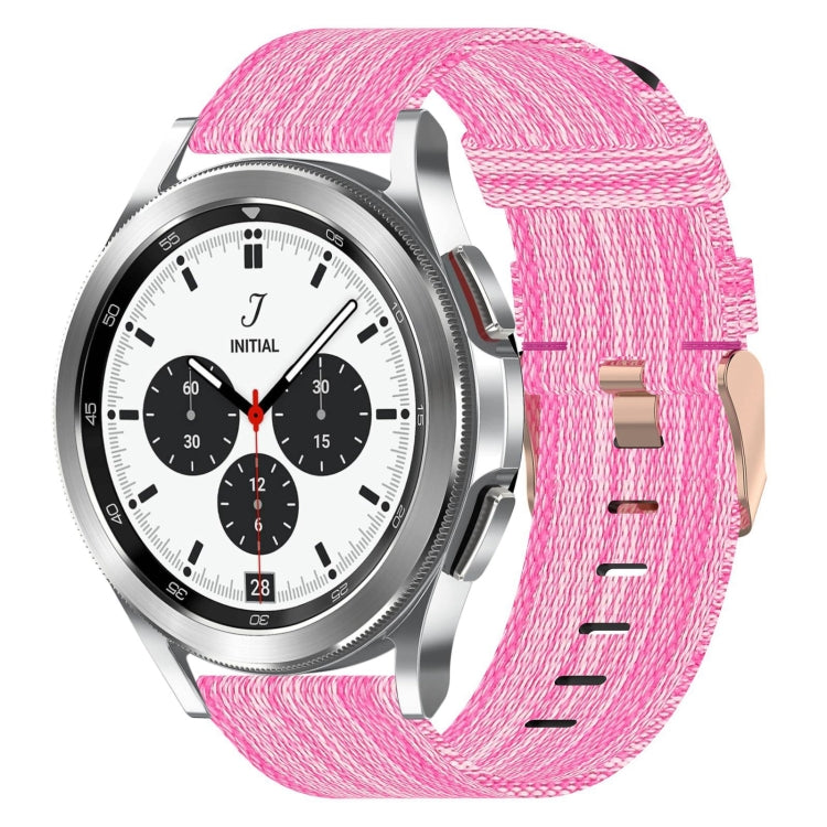 20mm Nylon Woven Watch Band, For Samsung Galaxy Watch 4 40mm, For Samsung Galaxy Watch 4 44mm, For Samsung  Galaxy Watch 4 Classic 42mm