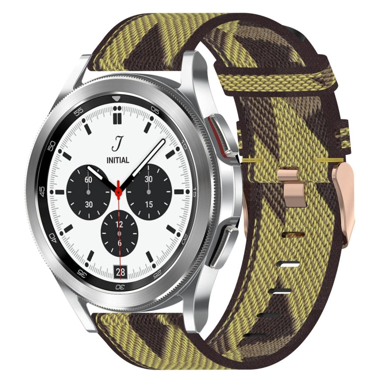 20mm Nylon Woven Watch Band, For Samsung Galaxy Watch 4 40mm, For Samsung Galaxy Watch 4 44mm, For Samsung  Galaxy Watch 4 Classic 42mm