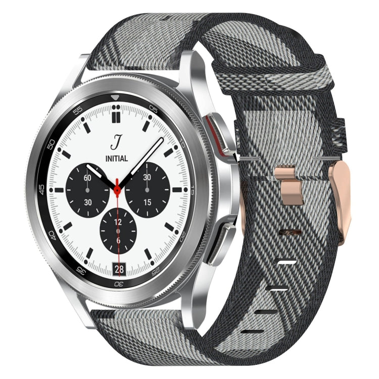 20mm Nylon Woven Watch Band, For Samsung Galaxy Watch 4 40mm, For Samsung Galaxy Watch 4 44mm, For Samsung  Galaxy Watch 4 Classic 42mm