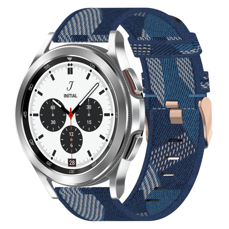 20mm Nylon Woven Watch Band, For Samsung Galaxy Watch 4 40mm, For Samsung Galaxy Watch 4 44mm, For Samsung  Galaxy Watch 4 Classic 42mm