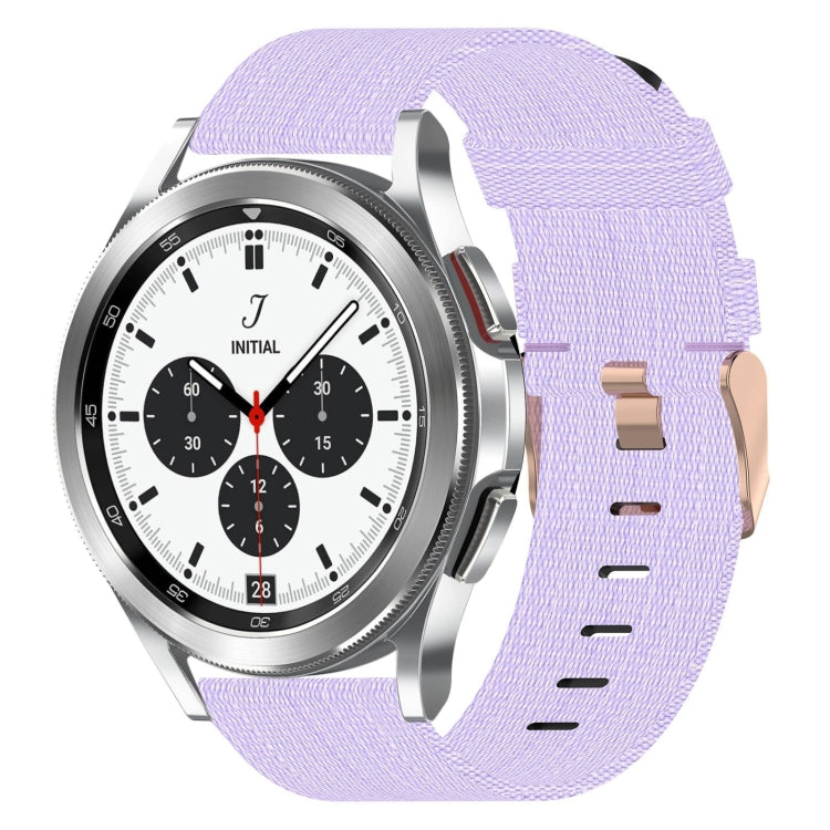 20mm Nylon Woven Watch Band, For Samsung Galaxy Watch 4 40mm, For Samsung Galaxy Watch 4 44mm, For Samsung  Galaxy Watch 4 Classic 42mm
