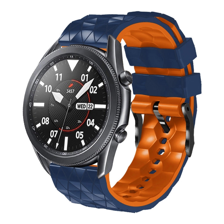 22mm Football Pattern Two-Color Silicone Strap, For Huawei Watch GT 2E, For Huawei GT2 46mm