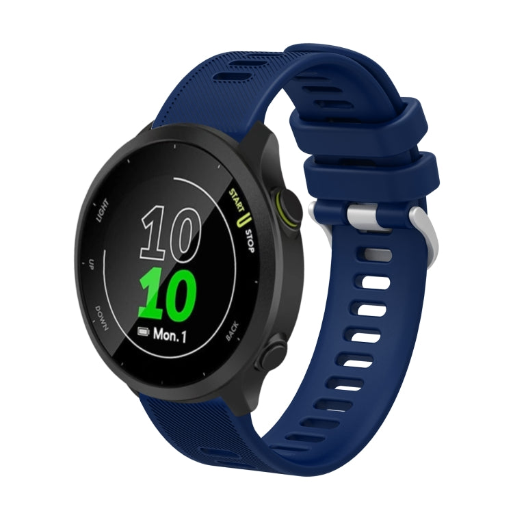20mm Silicone Twill Watch Band, For Garmin Forerunner 55, For Garmin Venu