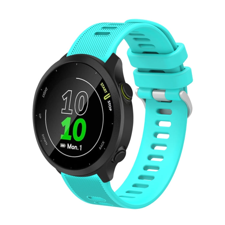 20mm Silicone Twill Watch Band, For Garmin Forerunner 55, For Garmin Venu