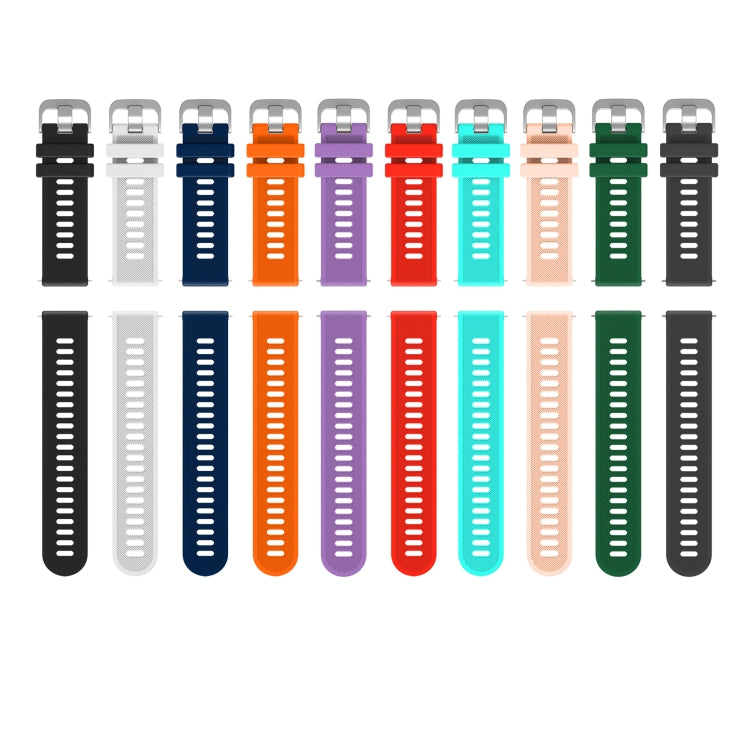 20mm Silicone Twill Watch Band, For Samsung Galaxy Watch 42mm, For Samsung Gear Sport