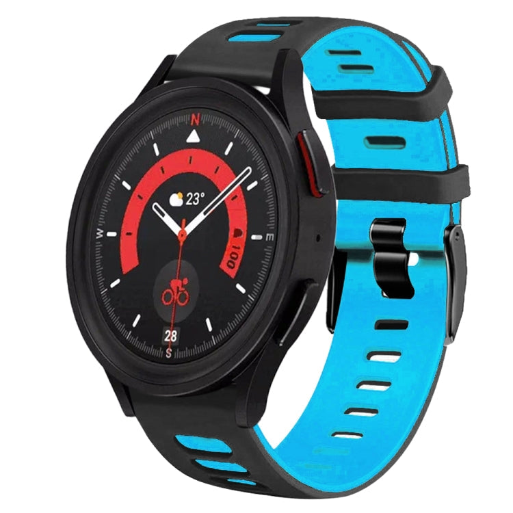 20mm Two-Color Silicone Watch Band, For Samsung Galaxy Watch 5  40mm
