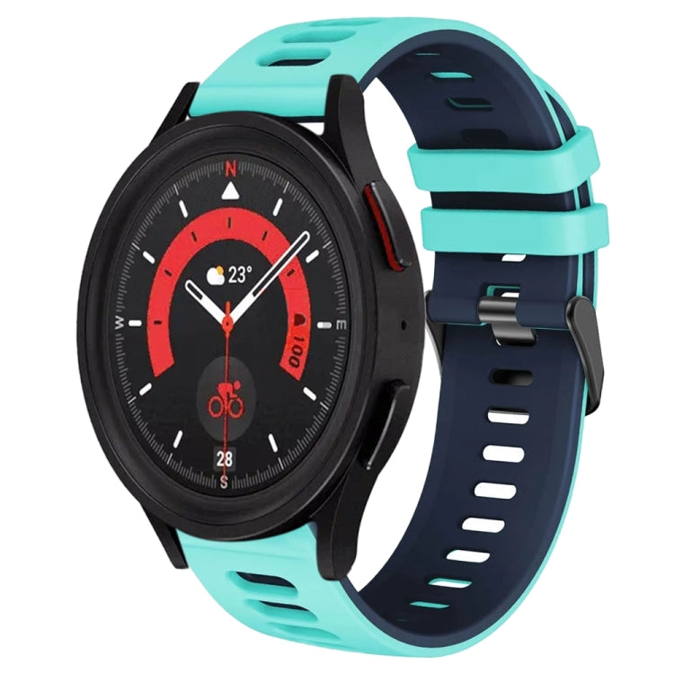 20mm Two-Color Silicone Watch Band, For Samsung Galaxy Watch 5  40mm