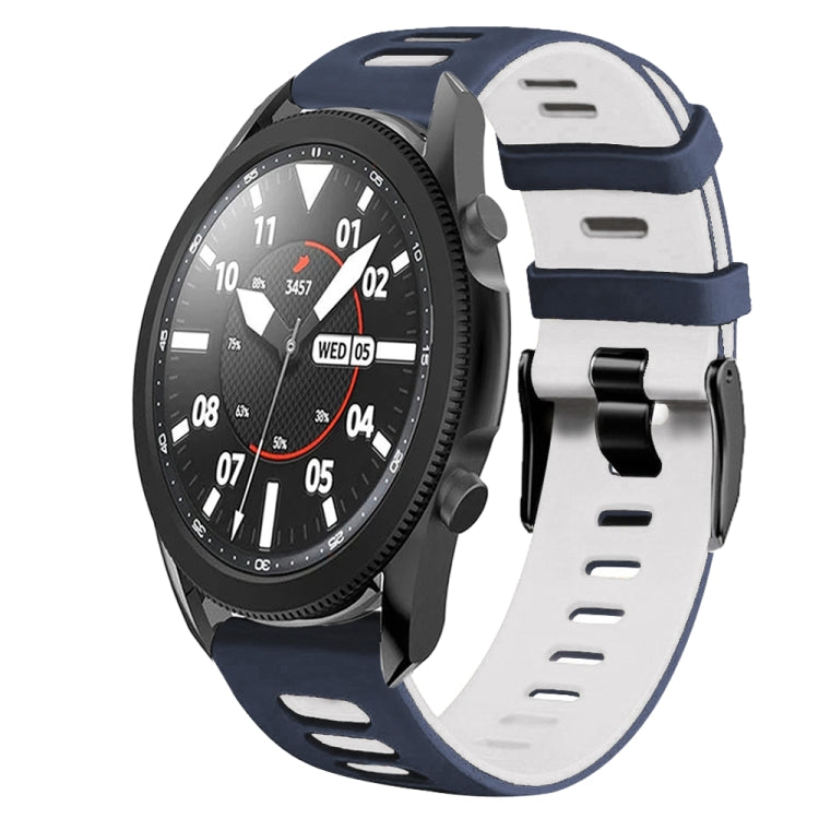20mm Two-Color Silicone Watch Band, For Samsung Galaxy Watch 5 Pro  45mm