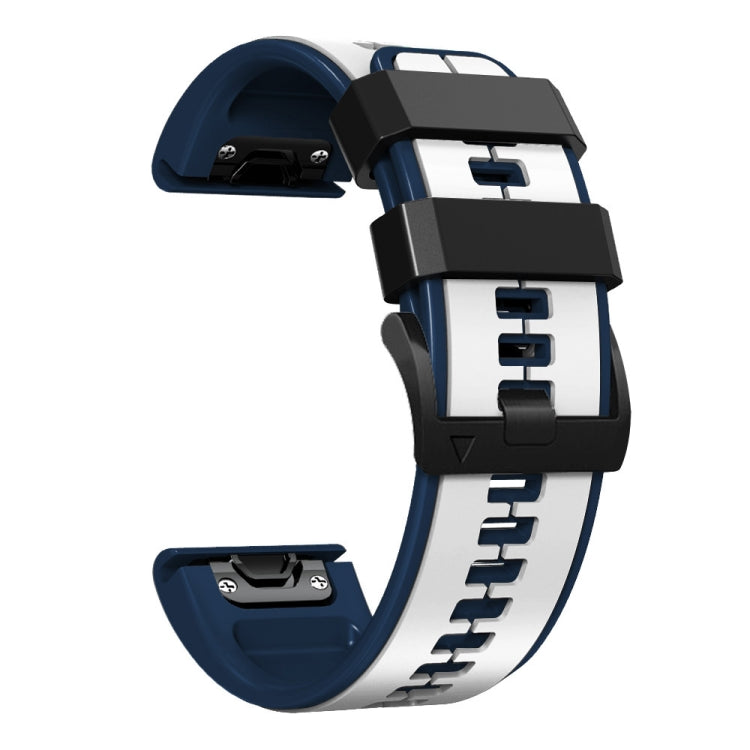 26mm Silicone Sports Two-Color Watch Band, For Garmin Fenix 5X, For Garmin Fenix 5X Plus