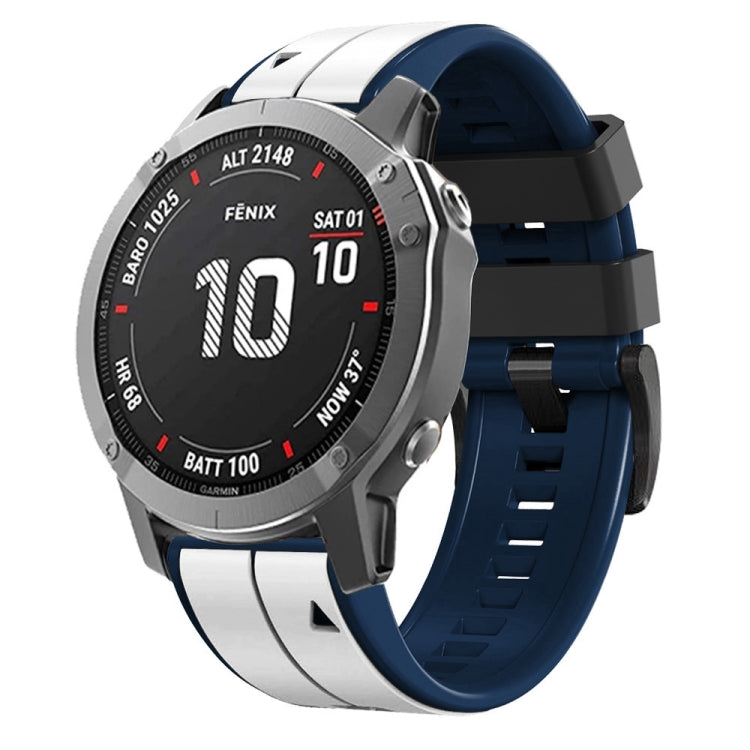 26mm Silicone Sports Two-Color Watch Band, For Garmin Fenix 3, For Garmin Fenix 3 HR