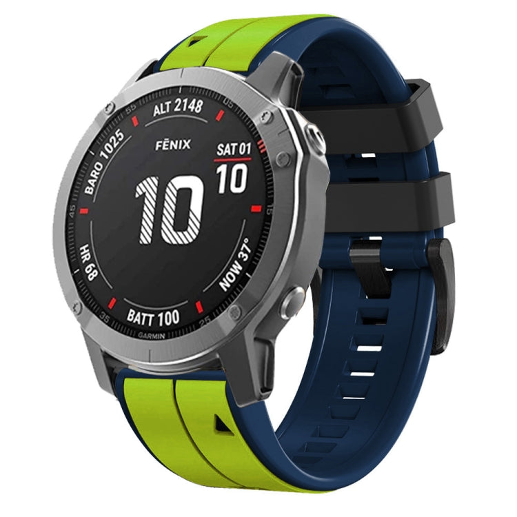 26mm Silicone Sports Two-Color Watch Band, For Garmin Fenix 3, For Garmin Fenix 3 HR