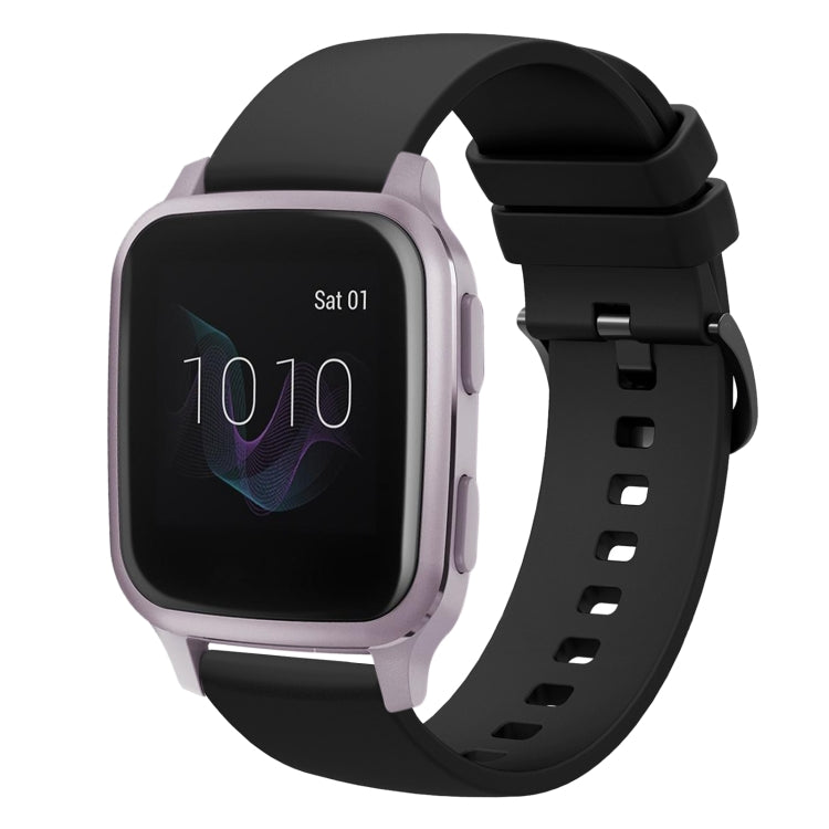 20mm Solid Color Soft Silicone Watch Band, For Garmin Venu SQ, For Garmin Vivomove 3