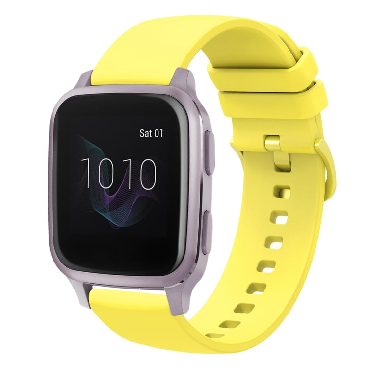 20mm Solid Color Soft Silicone Watch Band, For Garmin Venu SQ, For Garmin Vivomove 3