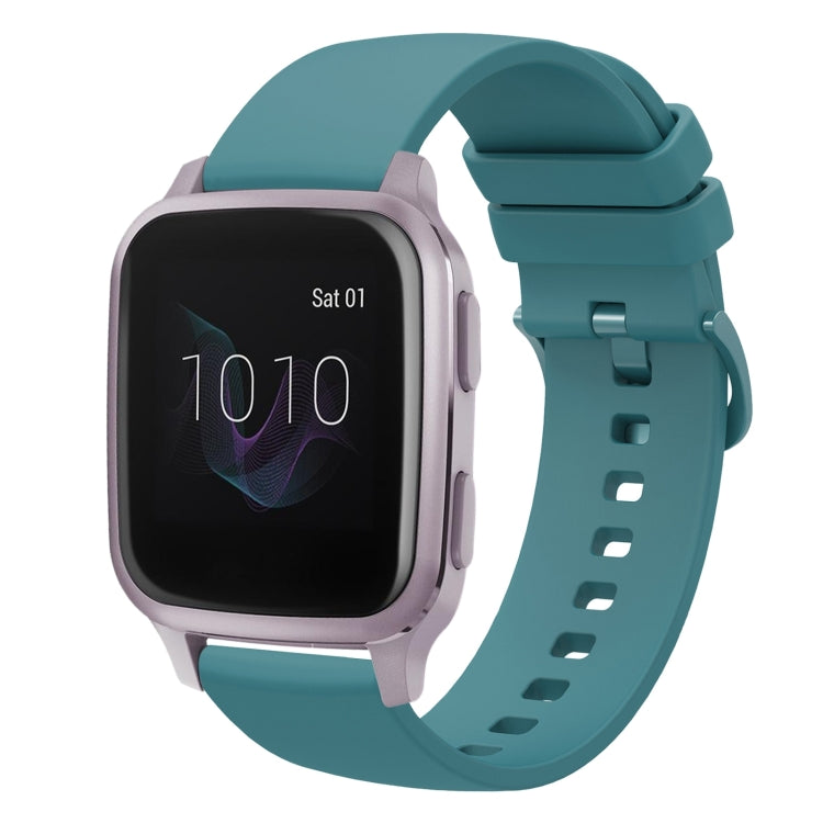 20mm Solid Color Soft Silicone Watch Band, For Garmin Venu SQ, For Garmin Vivomove 3