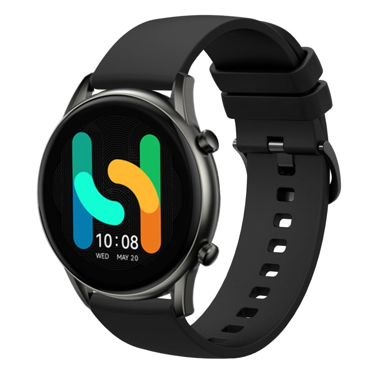 22mm Solid Color Soft Silicone Watch Band, For  Xiaomi Haylou RT2 LS10, For Xiaomi Haylou RS4 LS12