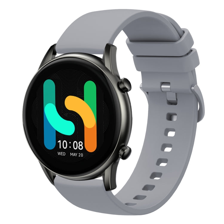 22mm Solid Color Soft Silicone Watch Band, For  Xiaomi Haylou RT2 LS10, For Xiaomi Haylou RS4 LS12