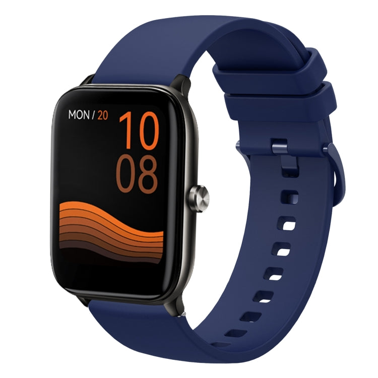 22mm Solid Color Soft Silicone Watch Band, For Xiaomi Haylou GST LS09B, For Xiaomi Haylou RT LS05S