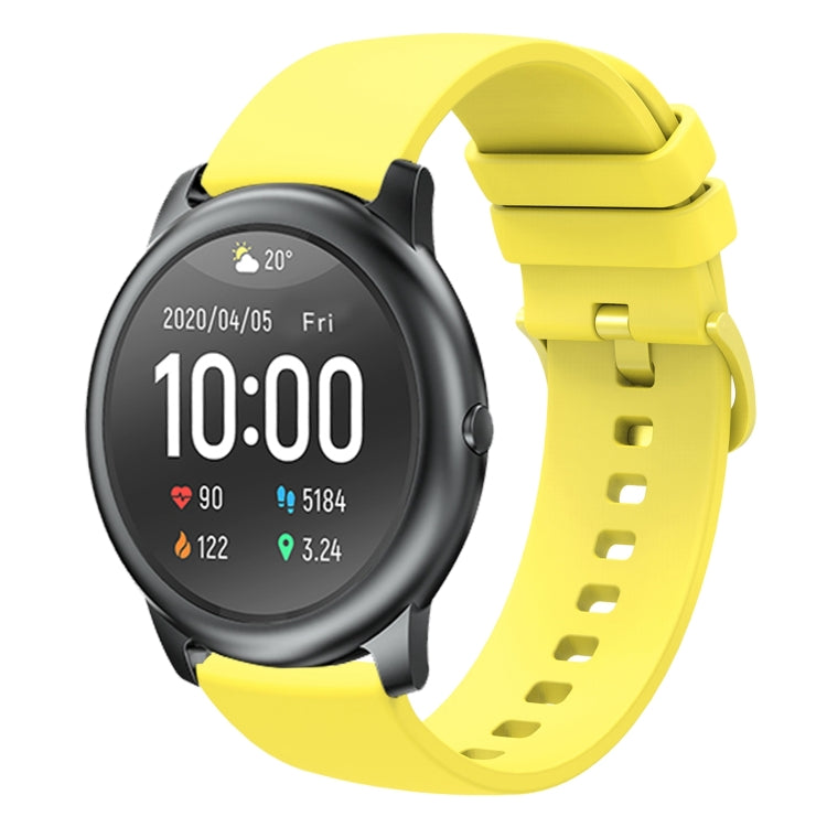 22mm Solid Color Soft Silicone Watch Band, For Xiaomi Haylou GST LS09B, For Xiaomi Haylou RT LS05S