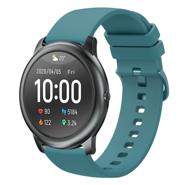 22mm Solid Color Soft Silicone Watch Band, For Xiaomi Haylou GST LS09B, For Xiaomi Haylou RT LS05S