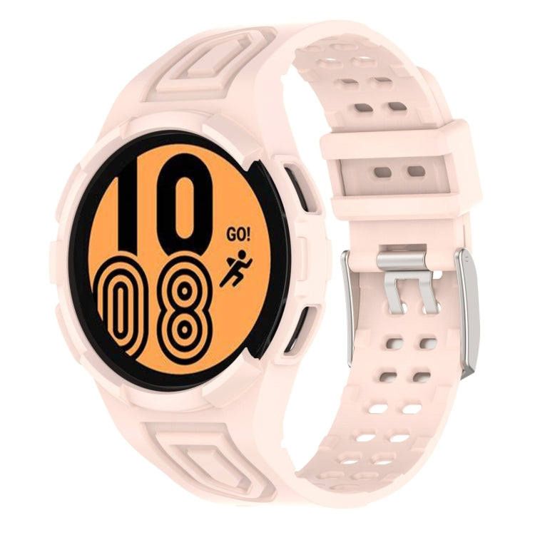 Armor Integrated TPU Double-Pin Buckle Smart Watch Band, For Samsung Galaxy Watch4 44mm