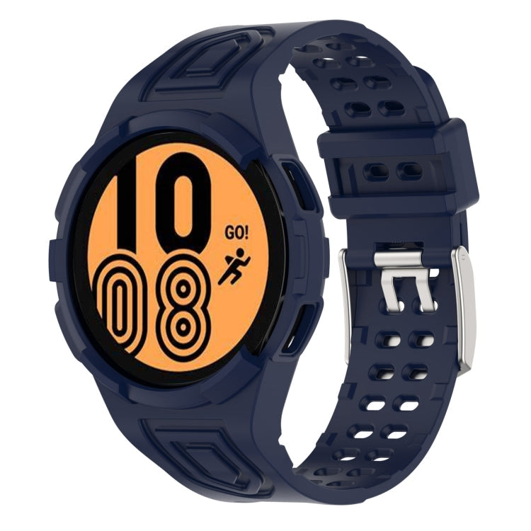 Armor Integrated TPU Double-Pin Buckle Smart Watch Band, For Samsung Galaxy Watch4 44mm