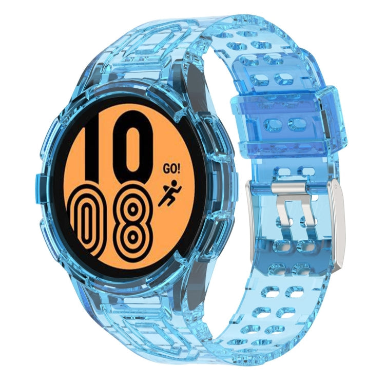Armor Integrated TPU Double-Pin Buckle Smart Watch Band, For Samsung Galaxy Watch4 44mm