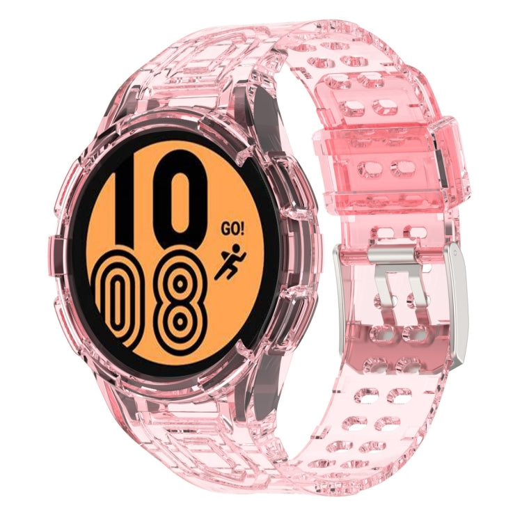 Armor Integrated TPU Double-Pin Buckle Smart Watch Band, For Samsung Galaxy Watch4 44mm