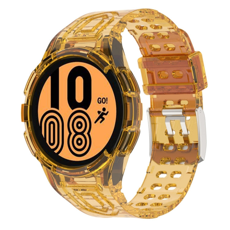 Armor Integrated TPU Double-Pin Buckle Smart Watch Band, For Samsung Galaxy Watch4 44mm