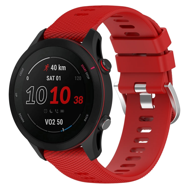 22mm Solid Color Soft Silicone Watch Band, For Samsung Galaxy Watch3 45mm, For Samsung Galaxy Watch 46mm