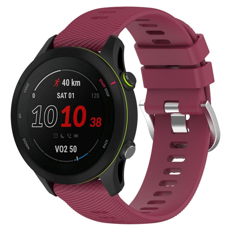 22mm Solid Color Soft Silicone Watch Band, For Samsung Galaxy Watch3 45mm, For Samsung Galaxy Watch 46mm
