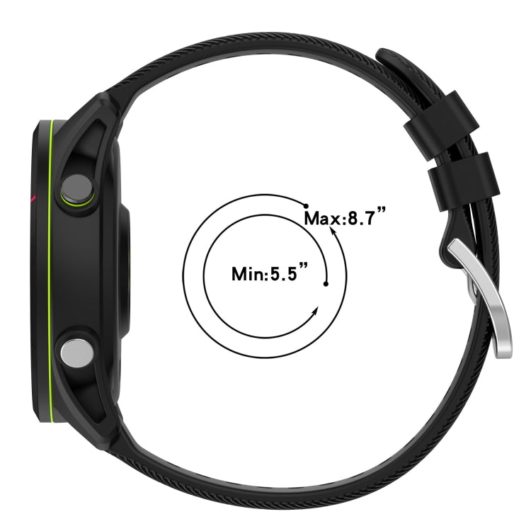 22mm Solid Color Soft Silicone Watch Band, For Samsung Galaxy Watch3 45mm, For Samsung Galaxy Watch 46mm