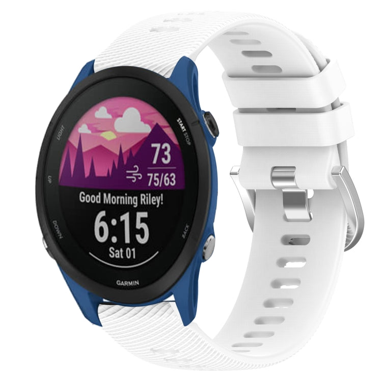 18mm Solid Color Silicone Watch Band, For Garmin Forerunner 255S, For Garmin Venu 2S