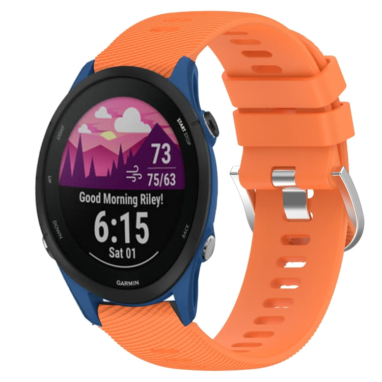 18mm Solid Color Silicone Watch Band, For Garmin Forerunner 255S, For Garmin Venu 2S