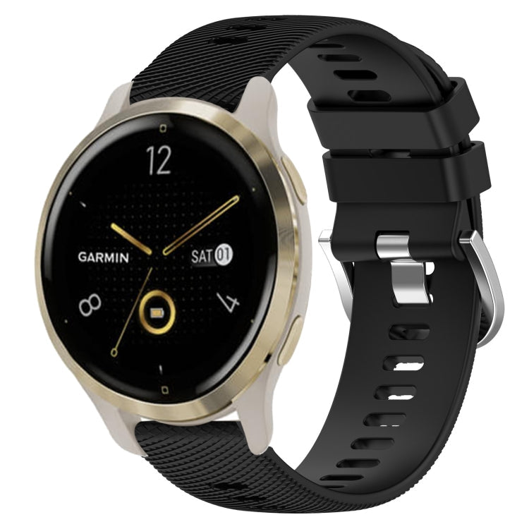 18mm Solid Color Silicone Watch Band, For Garmin Forerunner 255S, For Garmin Venu 2S