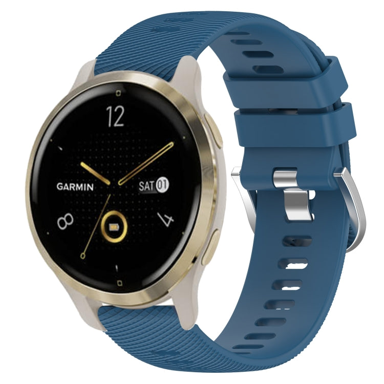 18mm Solid Color Silicone Watch Band, For Garmin Forerunner 255S, For Garmin Venu 2S