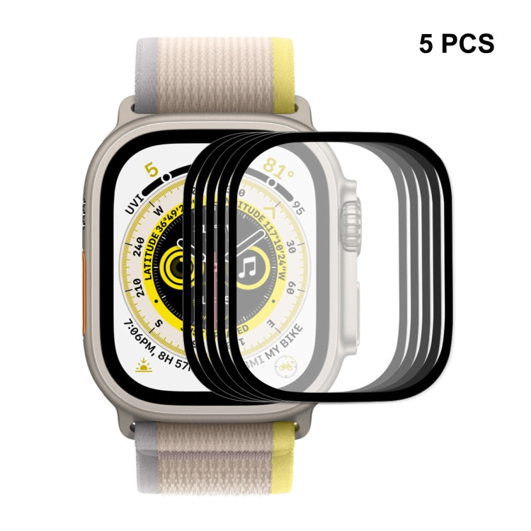 For Apple Watch Ultra 1 / 2 / 3 49mm ENKAY 9H Full Cover Tempered Glass Watch Film, 1pcs, 2pcs, 5pcs, 10pcs