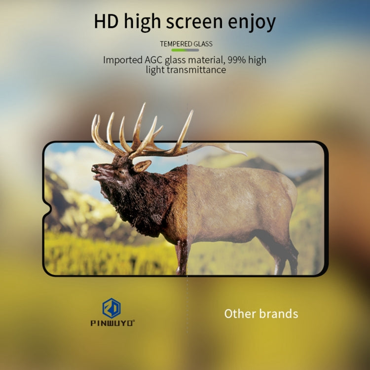 PINWUYO 9H 2.5D Full Screen Tempered Glass Film, For Xiaomi Poco M5, For Xiaomi Poco M5S, For Huawei Mate 50