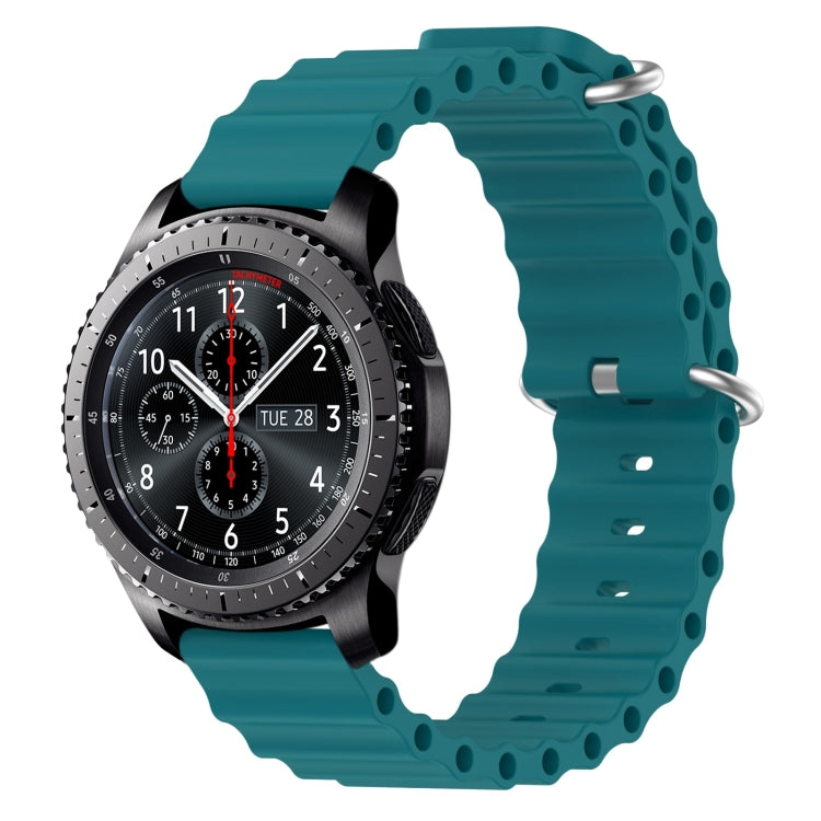 22mm Ocean Style Silicone Solid Color Watch Band, For Samsung Gear S3 Classic, For Samsung Gear S3 Frontier