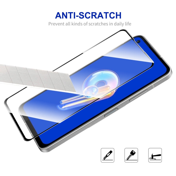 For Asus Zenfone 9 ENKAY Full Glue 0.26mm 9H 2.5D Tempered Glass Full Film, 1 PCS, 2pcs, 5pcs, 10pcs