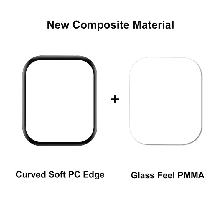 For Amazfit GTS 4 ENKAY 3D Full Coverage Soft PC Edge + PMMA HD Screen Protector Film, 1pcs, 2pcs, 5pcs, 10pcs