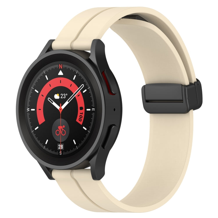 20mm Solid Color Magnetic Clasp Silicone Watch Band, For Huawei Watch GT3 Pro 43mm, For Huawei Watch GT3 42mm